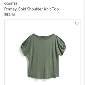 Cold shoulder top
